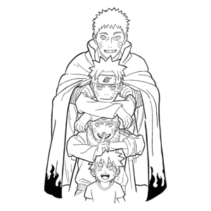 Naruto Uzumaki growing up