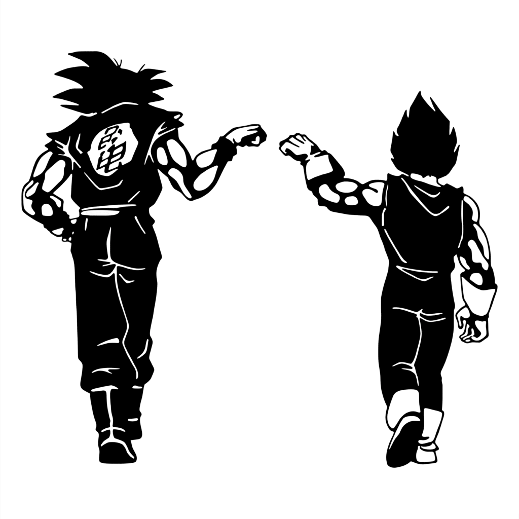 Goku and Vegeta