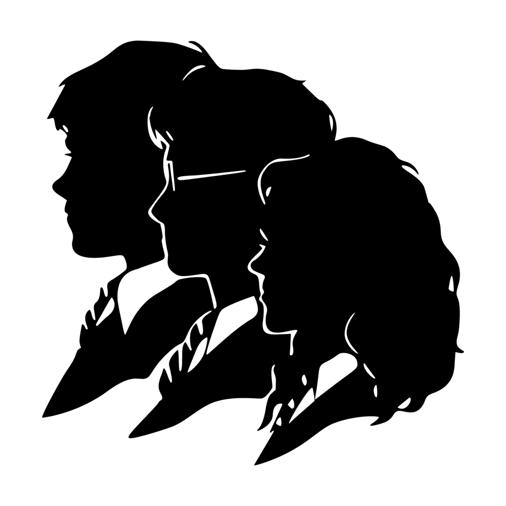 Hermione, Harry, Ron