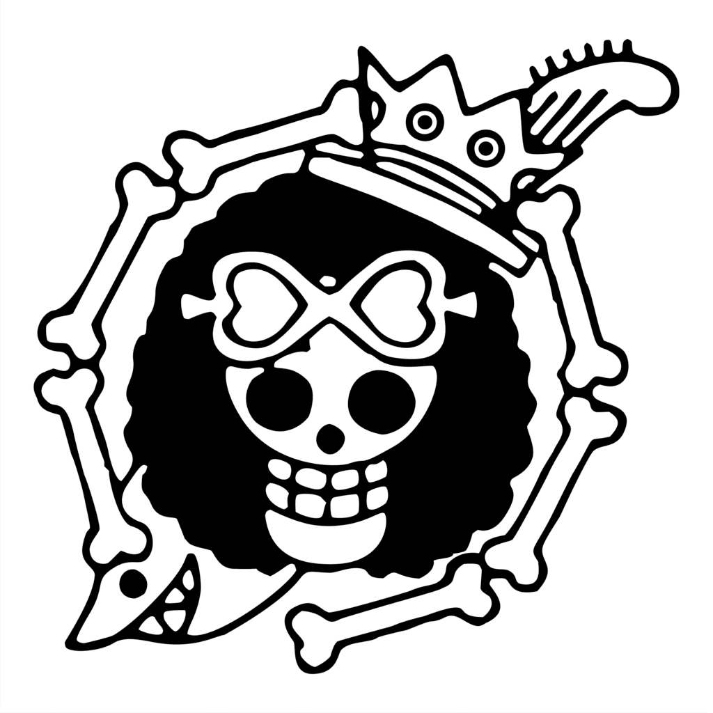 Brook's personal Jolly Roger